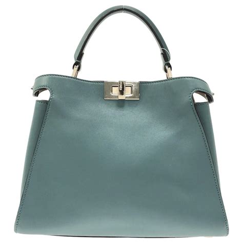 sac fendi peekaboo bleu|fendi peekaboo crossover.